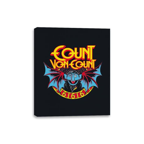 The Count - Anytime - Canvas Wraps Canvas Wraps RIPT Apparel 8x10 / Black