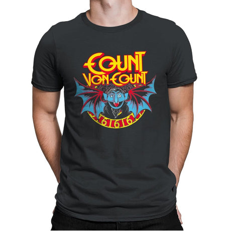 The Count - Anytime - Mens Premium T-Shirts RIPT Apparel Small / Heavy Metal