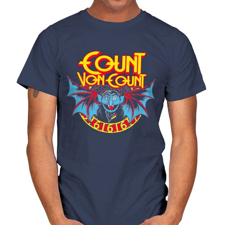 The Count - Anytime - Mens T-Shirts RIPT Apparel Small / Navy