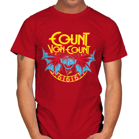 The Count - Anytime - Mens T-Shirts RIPT Apparel Small / Red