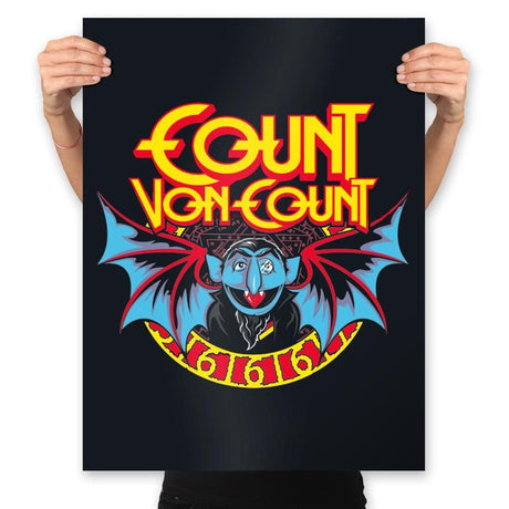 The Count - Anytime - Prints Posters RIPT Apparel 18x24 / Black