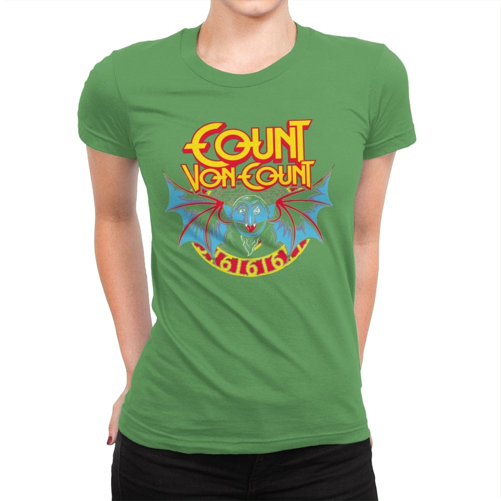 The Count - Anytime - Womens Premium T-Shirts RIPT Apparel Small / Kelly