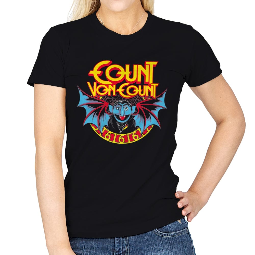 The Count - Anytime - Womens T-Shirts RIPT Apparel Small / Black