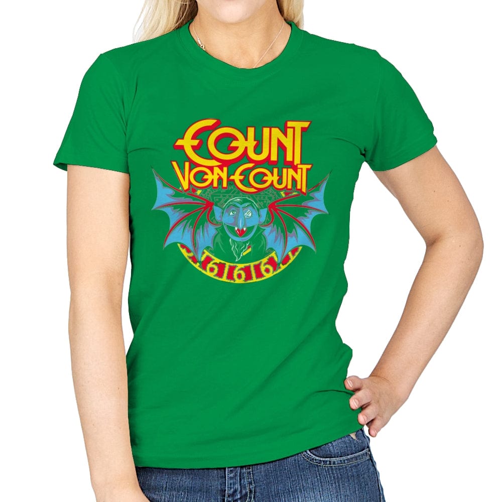 The Count - Anytime - Womens T-Shirts RIPT Apparel Small / Irish Green