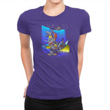 The Crossing of Quintessa Exclusive - Womens Premium T-Shirts RIPT Apparel Small / Purple Rush