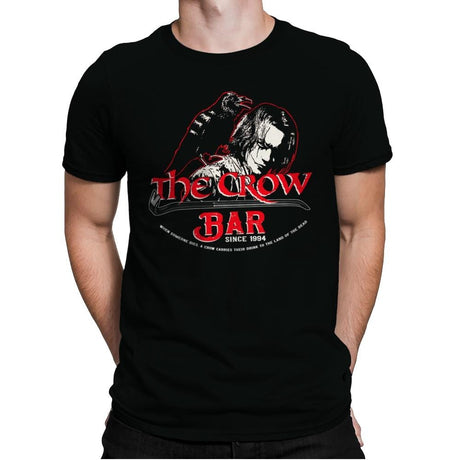 The Crow Bar - Mens Premium T-Shirts RIPT Apparel Small / Black