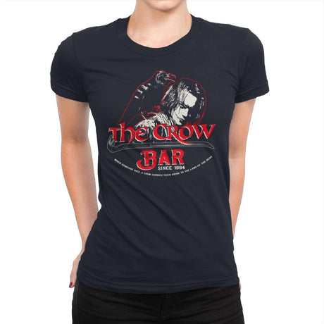 The Crow Bar - Womens Premium T-Shirts RIPT Apparel Small / Midnight Navy