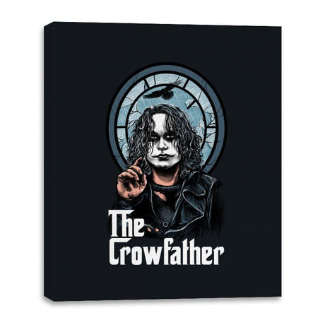 The Crowfather - Canvas Wraps Canvas Wraps RIPT Apparel 16x20 / Black