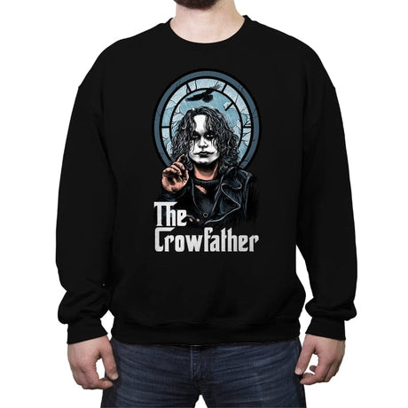 The Crowfather - Crew Neck Sweatshirt Crew Neck Sweatshirt RIPT Apparel Small / Black