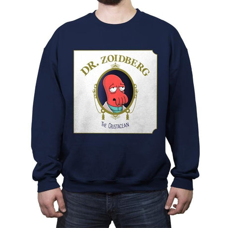 The Crustacean - Crew Neck Sweatshirt Crew Neck Sweatshirt RIPT Apparel Small / Navy