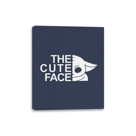 The Cute Face - Canvas Wraps Canvas Wraps RIPT Apparel 8x10 / Navy