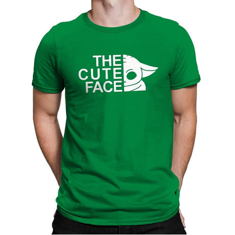 The Cute Face - Mens Premium T-Shirts RIPT Apparel Small / Kelly