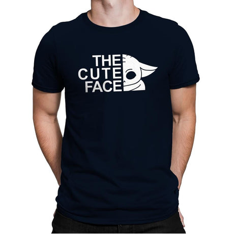 The Cute Face - Mens Premium T-Shirts RIPT Apparel Small / Midnight Navy