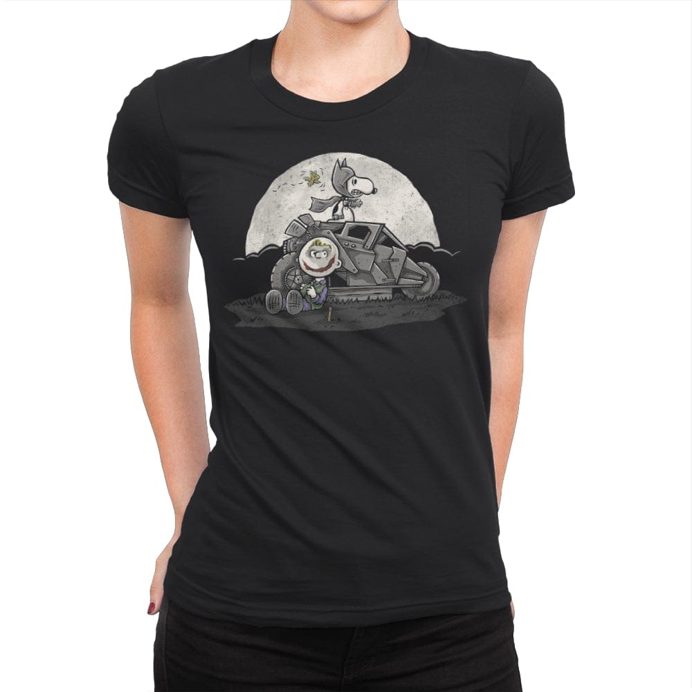 The Dark Beagle - Womens Premium T-Shirts RIPT Apparel Small / Black