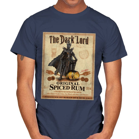 The Dark Lord - Spiced Rum - Mens T-Shirts RIPT Apparel Small / Navy