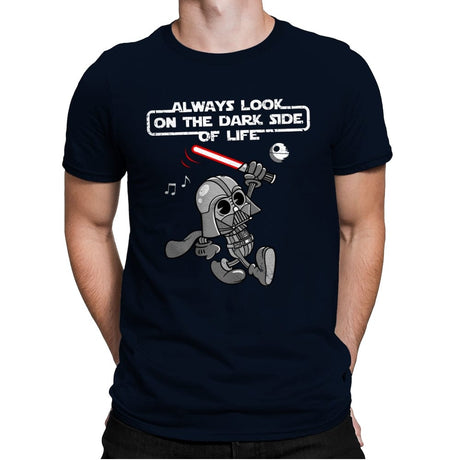 The Dark Side Of Life - Mens Premium T-Shirts RIPT Apparel Small / Midnight Navy