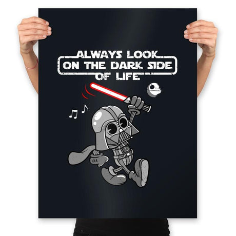 The Dark Side Of Life - Prints Posters RIPT Apparel 18x24 / Black