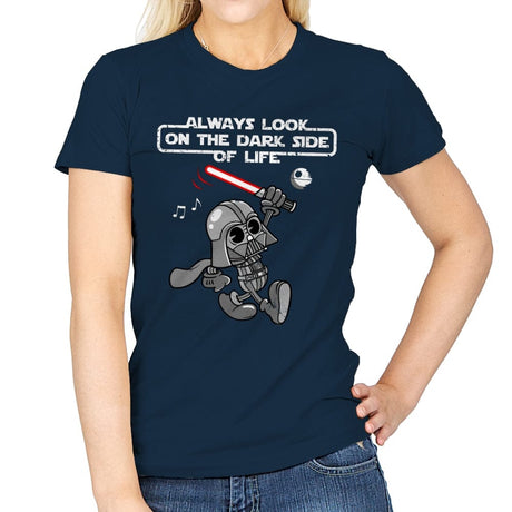 The Dark Side Of Life - Womens T-Shirts RIPT Apparel Small / Navy