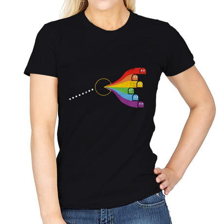 The Dark Side of the Maze - Womens T-Shirts RIPT Apparel Small / Black