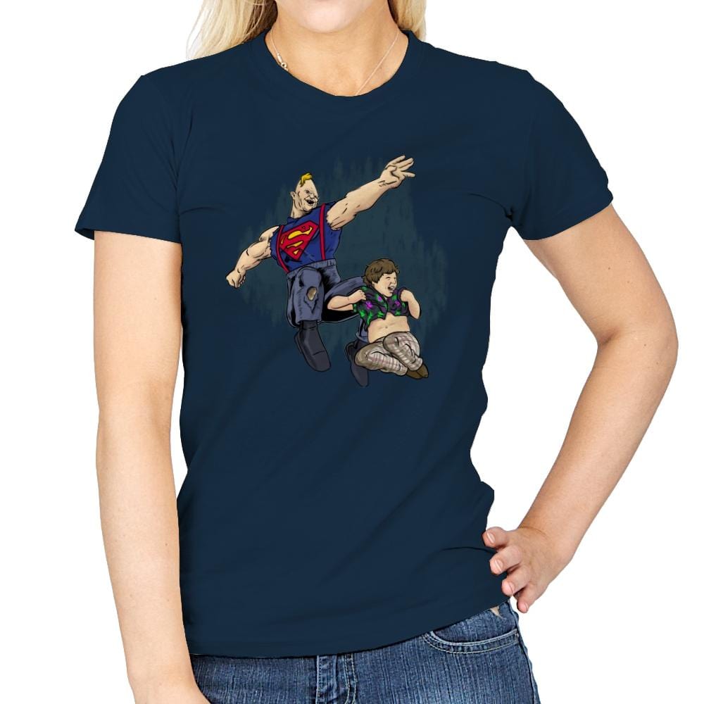 The Dark Sloth - Womens T-Shirts RIPT Apparel Small / Navy