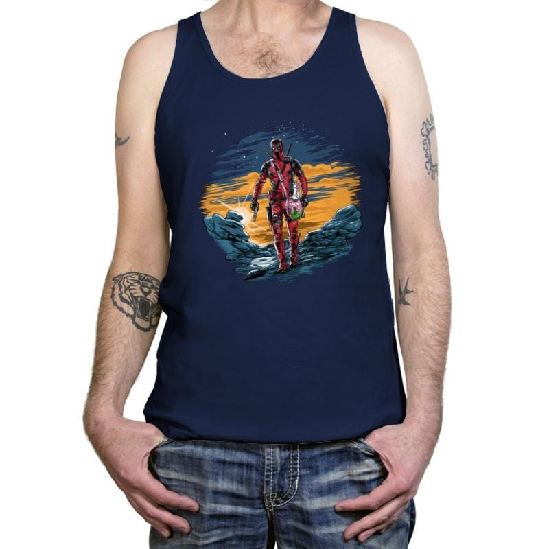 The Deadpoolorian - Tanktop Tanktop RIPT Apparel X-Small / Navy