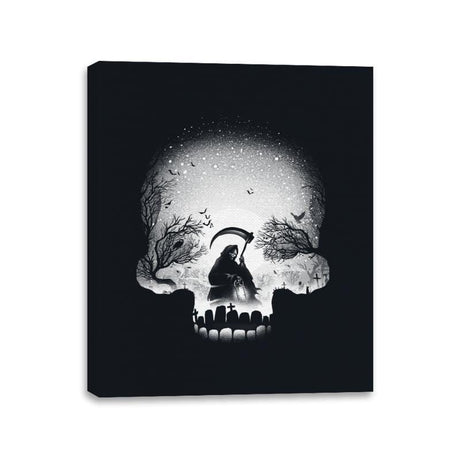 The Death - Canvas Wraps Canvas Wraps RIPT Apparel 11x14 / Black