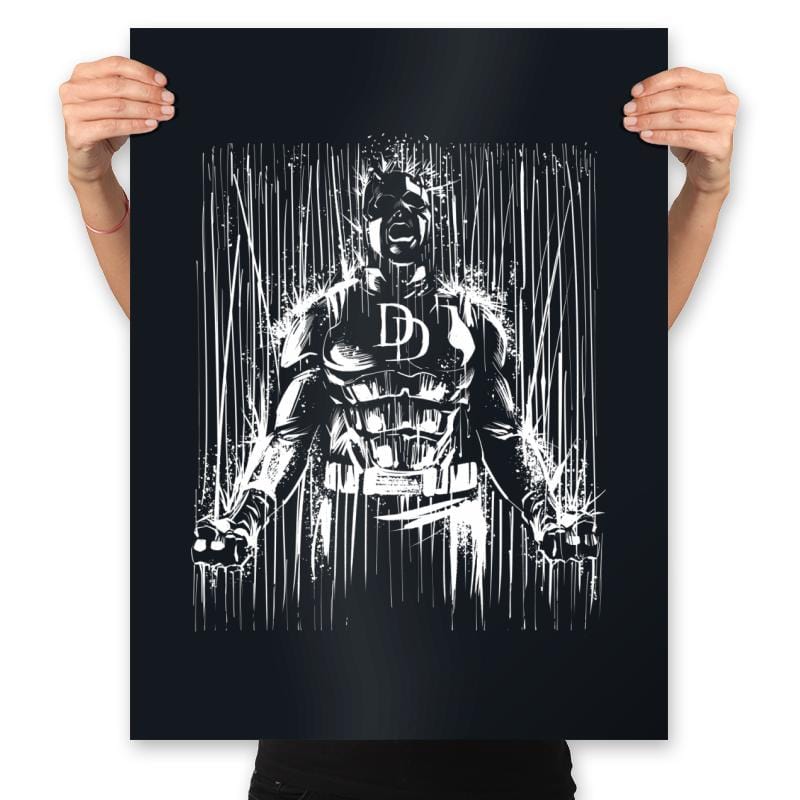 The Devil in the Rain - Prints Posters RIPT Apparel 18x24 / Black