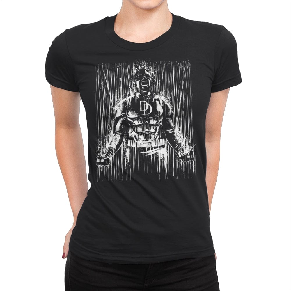 The Devil in the Rain - Womens Premium T-Shirts RIPT Apparel Small / Black