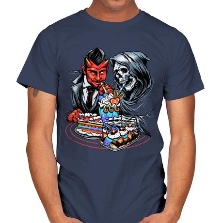 The Devil's Treat - Mens T-Shirts RIPT Apparel Small / Navy