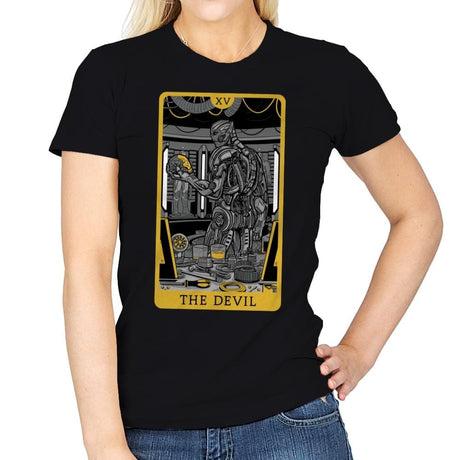 The Devil - Womens T-Shirts RIPT Apparel Small / Black