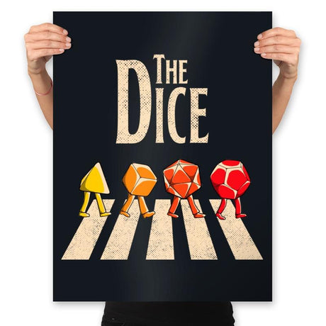 The Dice - Prints Posters RIPT Apparel 18x24 / Black