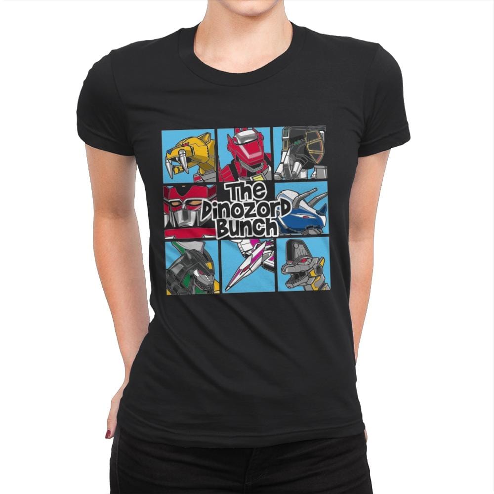 The Dinozord Bunch - Womens Premium T-Shirts RIPT Apparel Small / Black