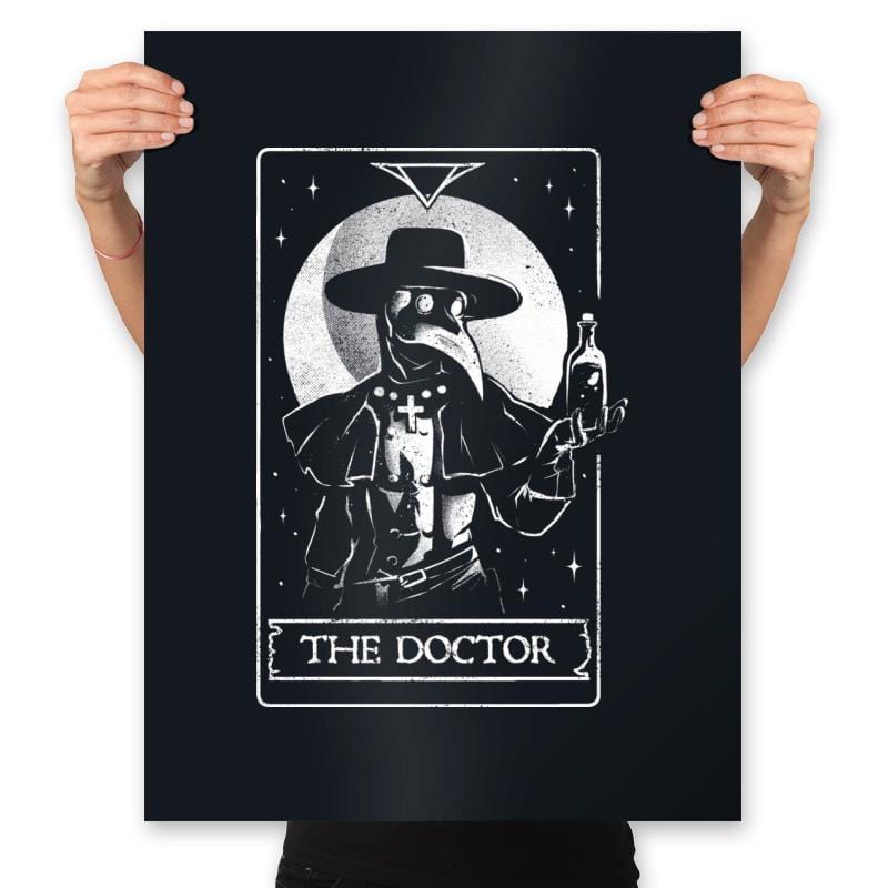 The Doctor - Prints Posters RIPT Apparel 18x24 / Black