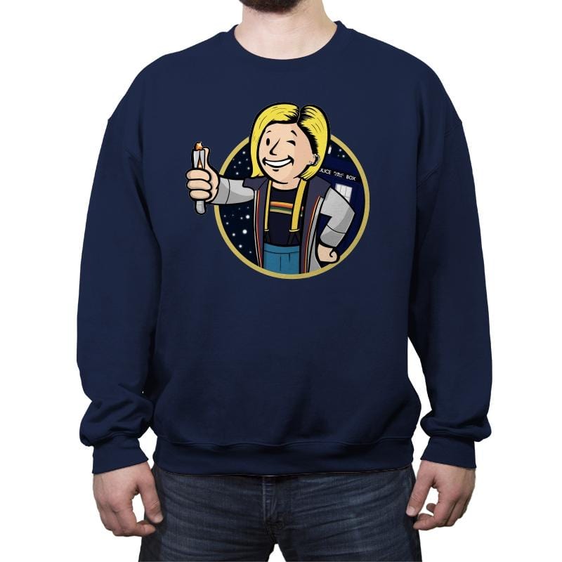 The Doctor Vault - Crew Neck Sweatshirt Crew Neck Sweatshirt RIPT Apparel