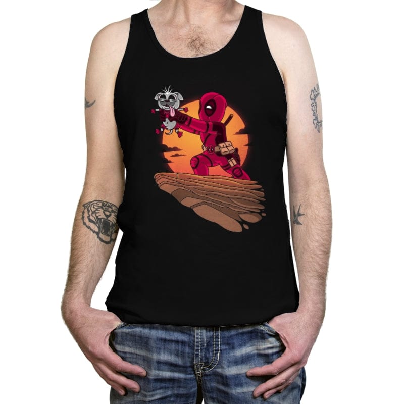 The Dog King - Tanktop Tanktop RIPT Apparel X-Small / Black