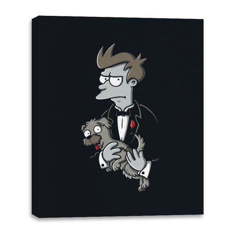 The Dogfather - Canvas Wraps Canvas Wraps RIPT Apparel 16x20 / Black