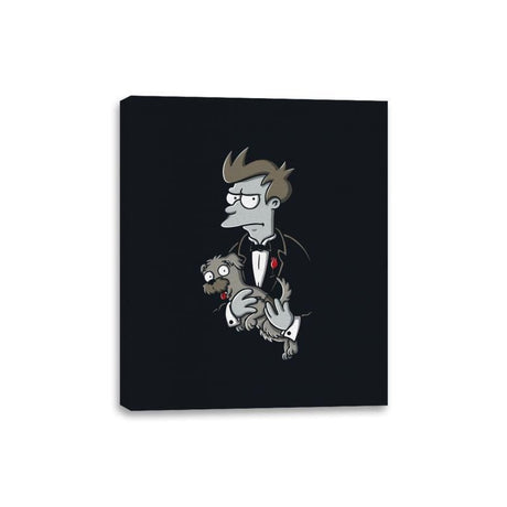 The Dogfather - Canvas Wraps Canvas Wraps RIPT Apparel 8x10 / Black