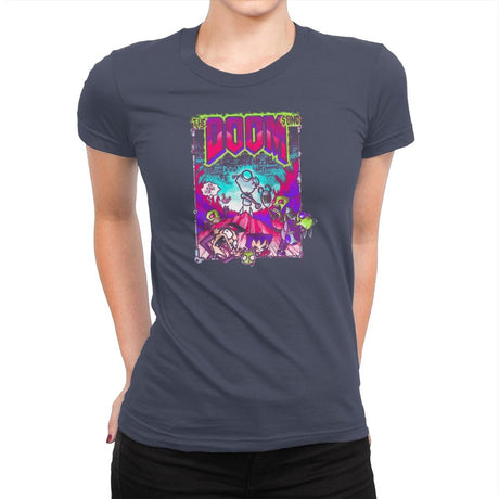 The Doom Song Exclusive - Womens Premium T-Shirts RIPT Apparel Small / Indigo