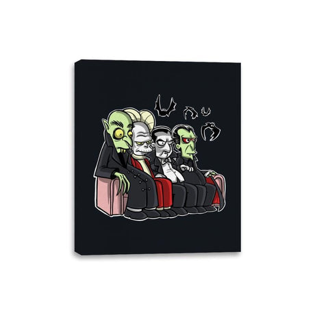 The Draculas - Canvas Wraps Canvas Wraps RIPT Apparel 8x10 / Black