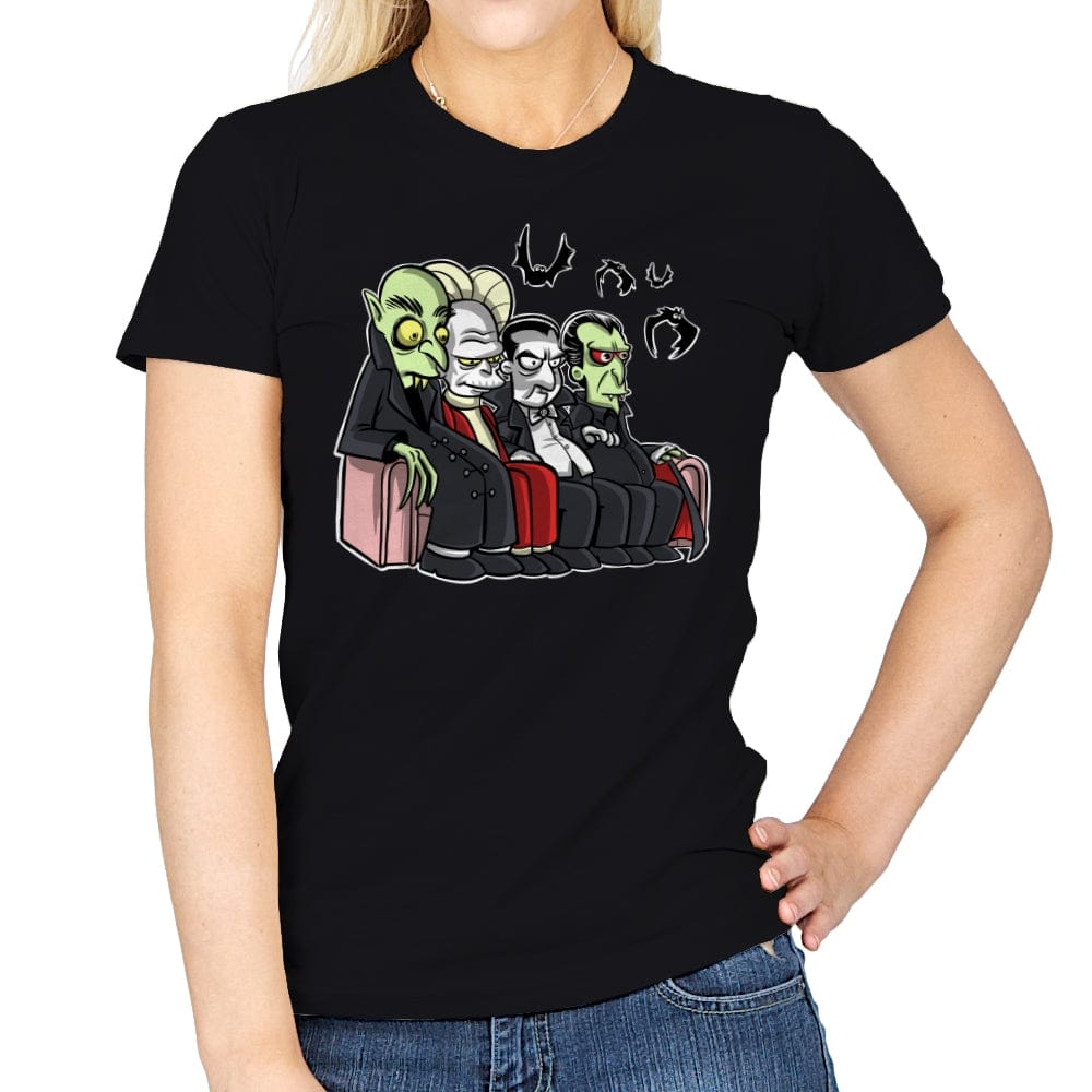 The Draculas - Womens T-Shirts RIPT Apparel Small / Black