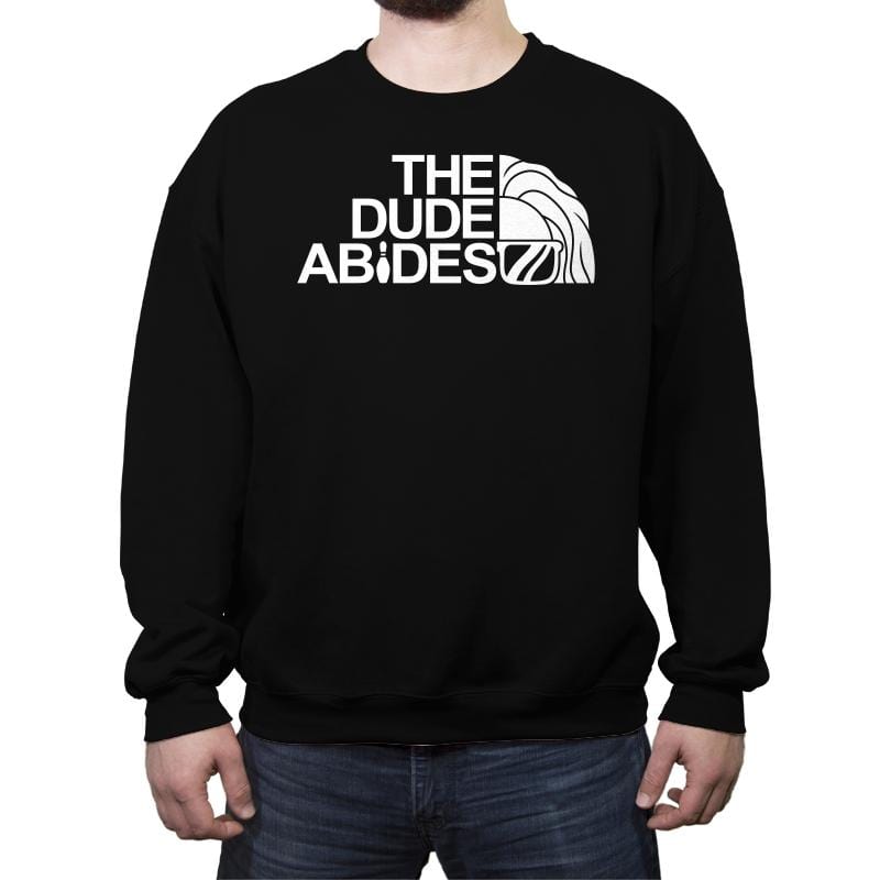 The Dude Face - Crew Neck Sweatshirt Crew Neck Sweatshirt RIPT Apparel Small / Black