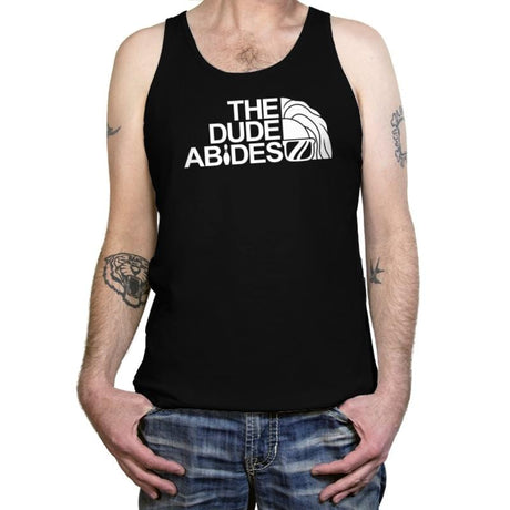 The Dude Face - Tanktop Tanktop RIPT Apparel X-Small / Black