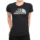 The Dude Face - Womens Premium T-Shirts RIPT Apparel Small / Black