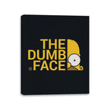 The Dumb Face - Canvas Wraps Canvas Wraps RIPT Apparel 11x14 / Black