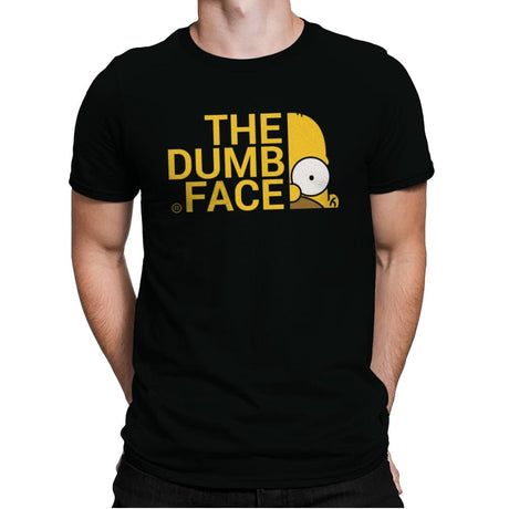 The Dumb Face - Mens Premium T-Shirts RIPT Apparel Small / Black