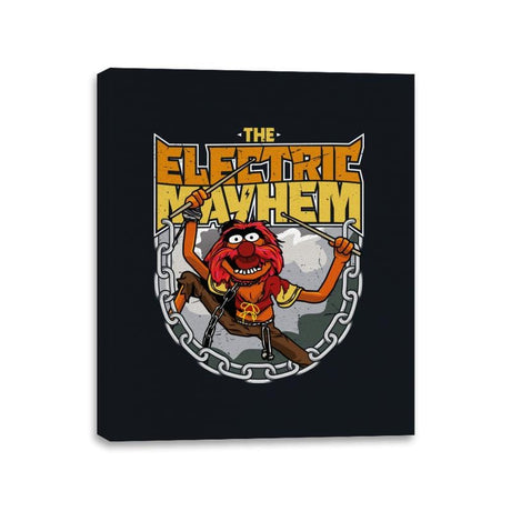 The Electric Mayhem - Canvas Wraps Canvas Wraps RIPT Apparel 11x14 / Black