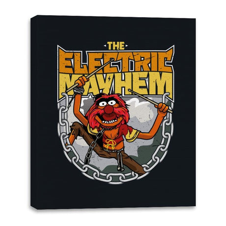 The Electric Mayhem - Canvas Wraps Canvas Wraps RIPT Apparel 16x20 / Black