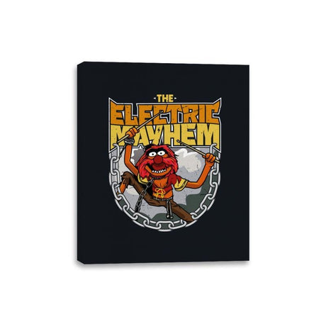 The Electric Mayhem - Canvas Wraps Canvas Wraps RIPT Apparel 8x10 / Black