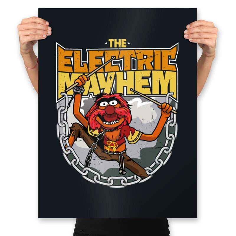 The Electric Mayhem - Prints Posters RIPT Apparel 18x24 / Black