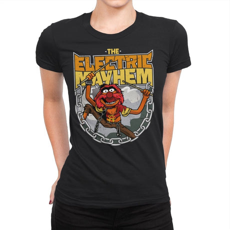 The Electric Mayhem - Womens Premium T-Shirts RIPT Apparel Small / Black